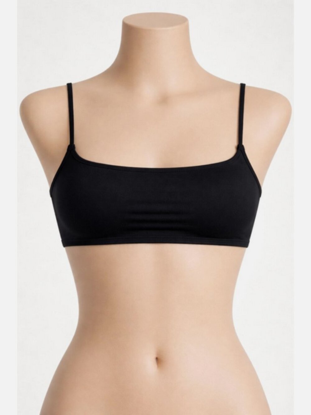 SKIMS Black Bikini Top